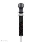 Neomounts - DS22-840BL6 Regleta de sobremesa con abrazadera y puertos USB-C y USB-A - carga rápida