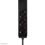 Neomounts - DS22-840BL6 Regleta de sobremesa con abrazadera y puertos USB-C y USB-A - carga rápida