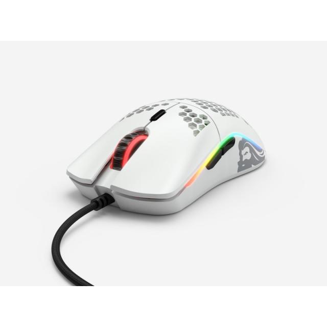 Glorious Gaming - Model O- ratón Juego mano derecha USB tipo A Óptico 3200 DPI - GOM-WHITE