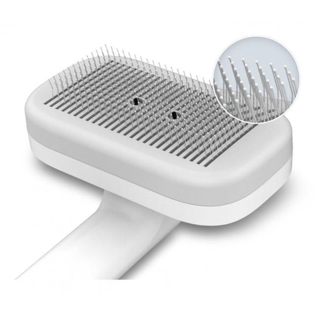 Daewoo - D-0101124 cepillo y peine para mascota Gris, Blanco Gato / Perro Cepillar