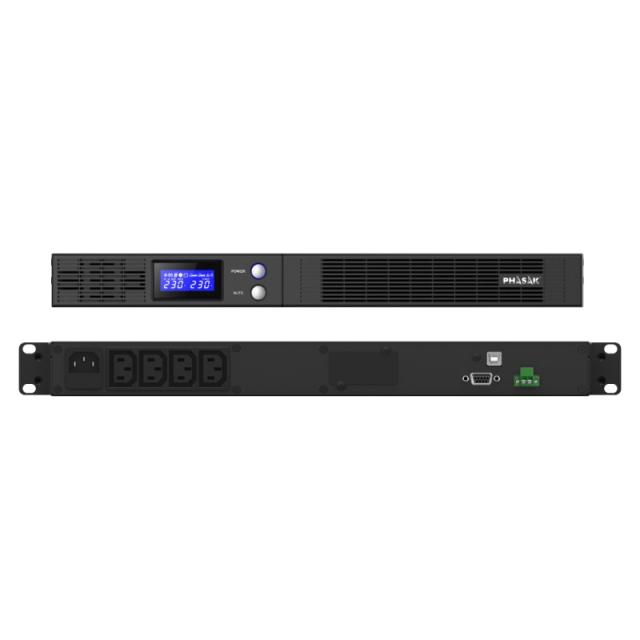Phasak - SAI Protekt Rack Slim 1U Interactivo 1500 VA - PH 7541