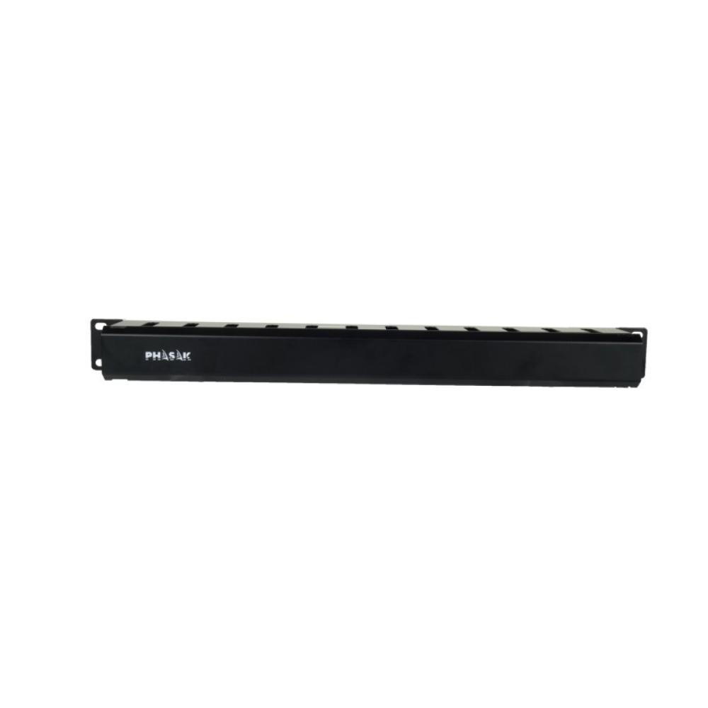 Phasak - Guiacables con tapa para Rack de 19" 1U - PA 5095