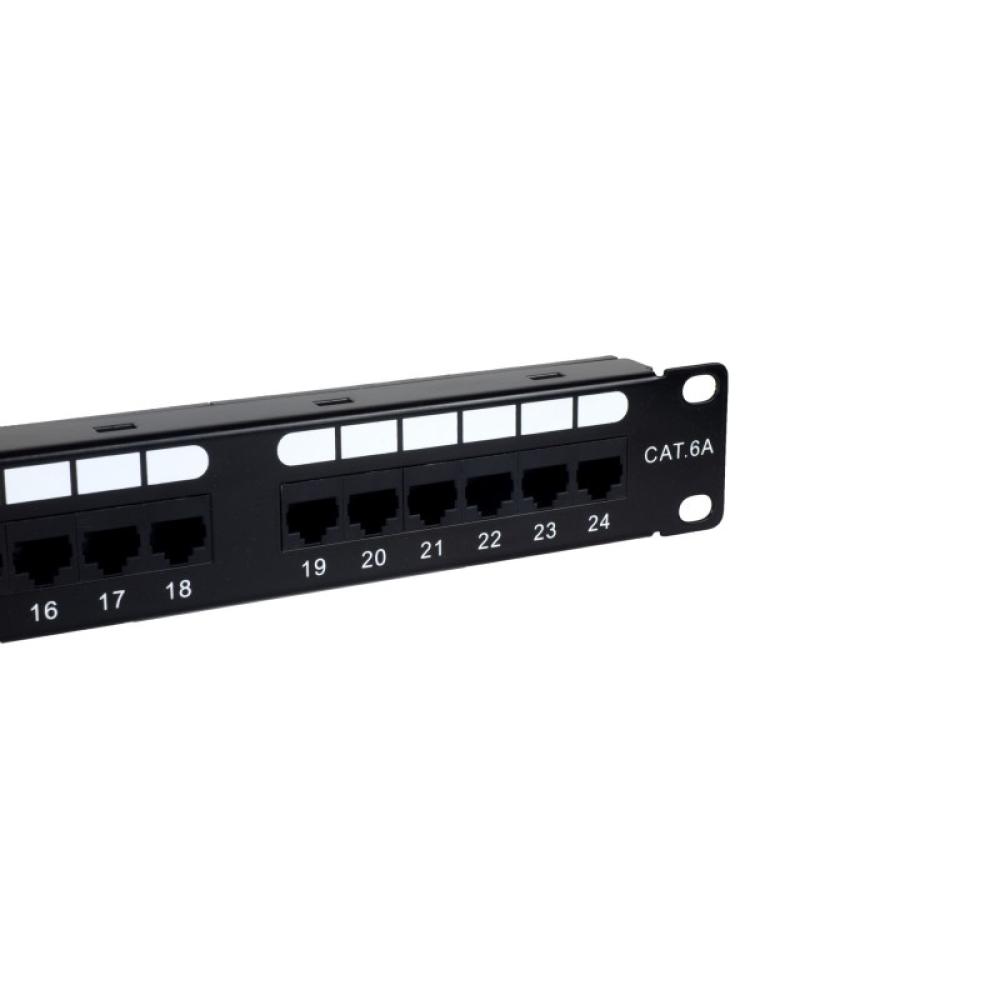 Phasak - Panel de transferencia 19" 24P Cat.6A UTP RJ45 DUAL 1U - PU 2421