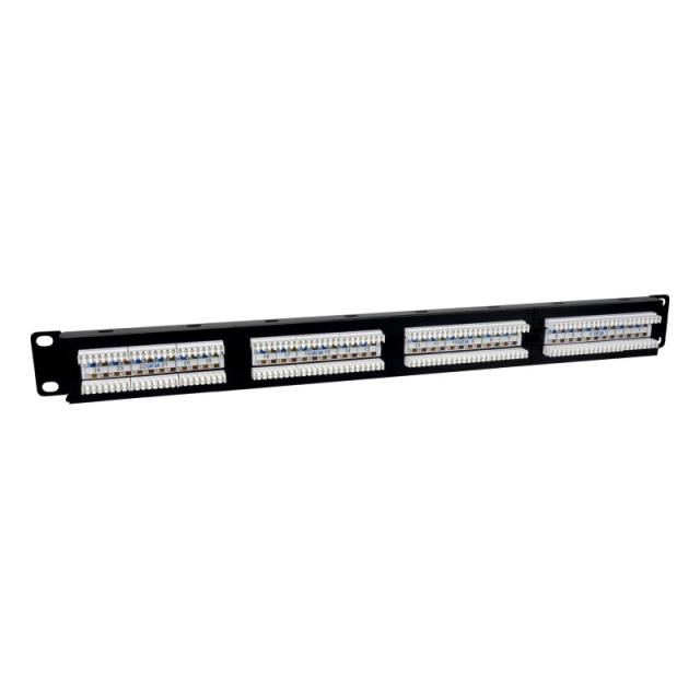 Phasak - Panel de transferencia 19" 24P Cat.6A UTP RJ45 DUAL 1U - PU 2421