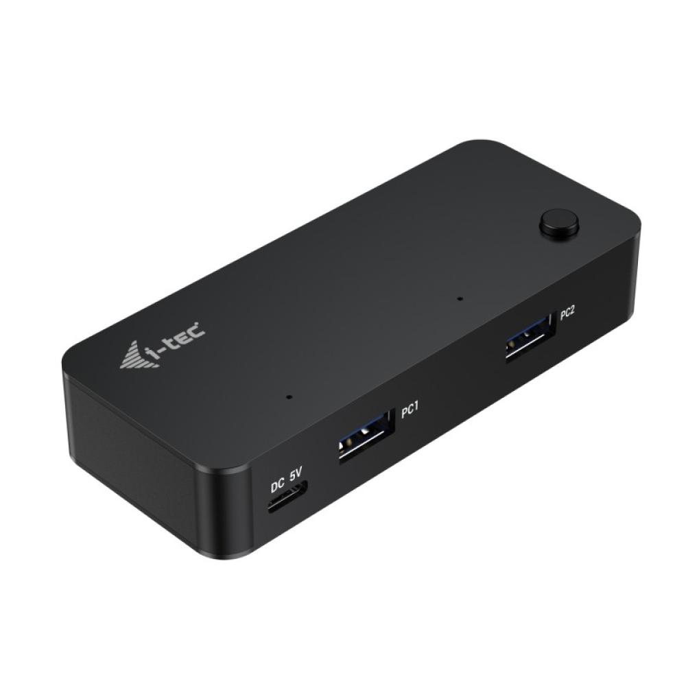 i-tec - Universal KVM HUB 2x USB-C + 2x USB-A 3.0