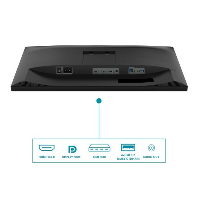 AOC - V5 CU34V5C/BK pantalla para PC 86,4 cm (34") 3440 x 1440 Pixeles Wide Quad HD LED Negro