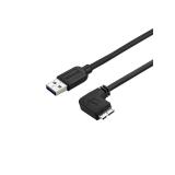 StarTech.com - Cable delgado de 0,5m Micro USB 3.0 acodado a la derecha a USB A