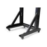 StarTech.com - Rack 42U de Marco Abierto de 2 Columnas para Servidores - Rack de Dos Columnas de 19 Pulgadas con Ruedas para Equ