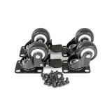 StarTech.com - Rack 42U de Marco Abierto de 2 Columnas para Servidores - Rack de Dos Columnas de 19 Pulgadas con Ruedas para Equ