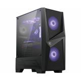 MSI - MAG Forge 100M Midi Tower Negro, Transparente