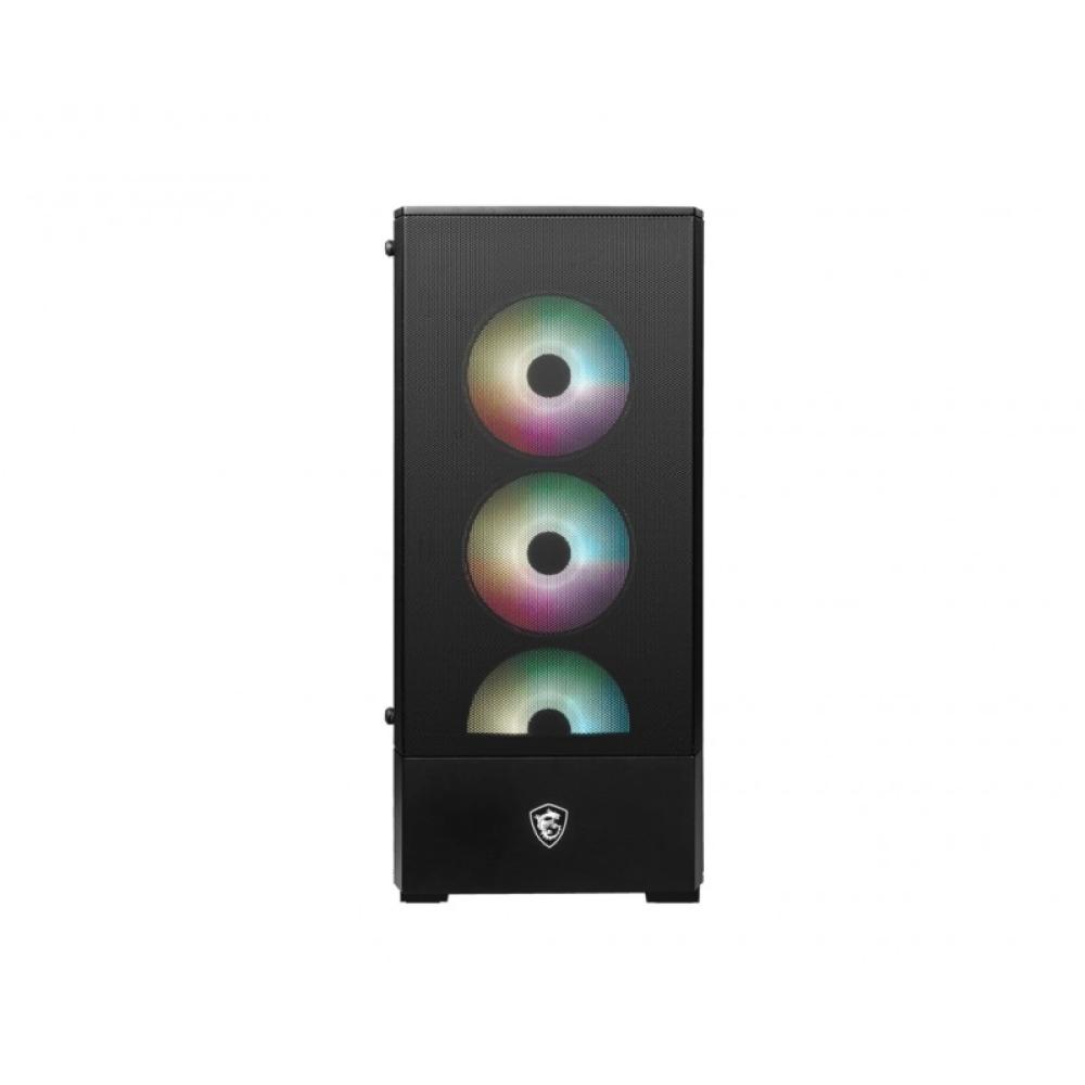 MSI - MAG Forge 112R Midi Tower Negro, Transparente