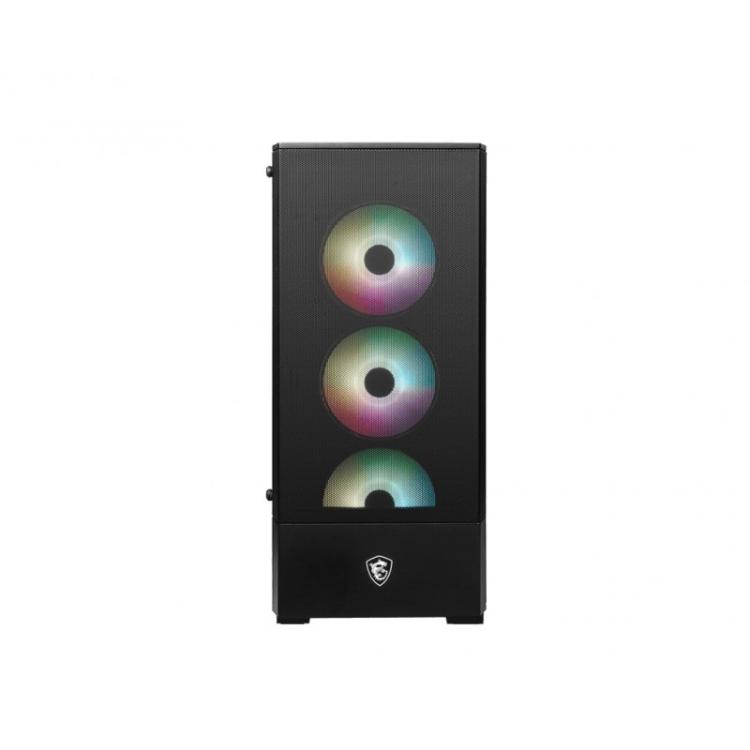 MSI - MAG Forge 112R Midi Tower Negro, Transparente