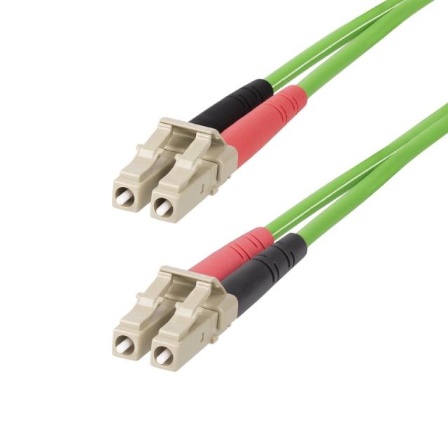 StarTech.com - Cable de Fibra Óptica LC a LC (UPC) OM5 Multimodo 1m - Dúplex 50/125µm LOMMF Tipo Cremallera VCSEL 40G/100G - No