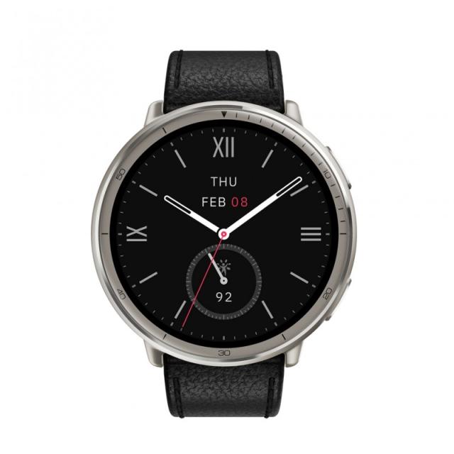 Amazfit - W2433EU1N Relojes inteligentes y deportivos 3,35 cm (1.32") AMOLED Digital 466 x 466 Pixeles Pantalla táctil Plata