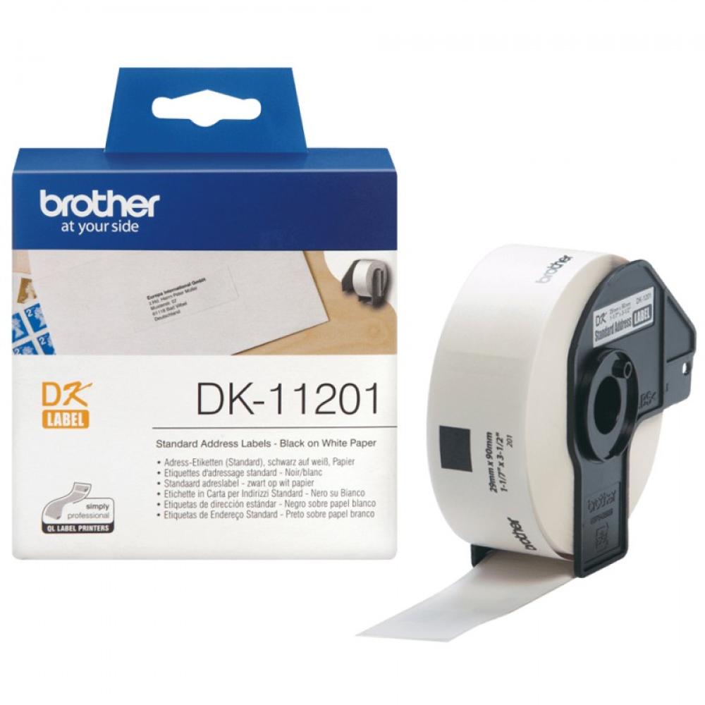 Brother - DK-11201 cinta para impresora de etiquetas Negro sobre blanco DK-11201 - Pack de 3 unidades