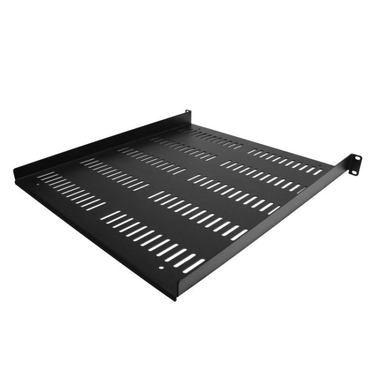 StarTech.com - Estante Ventilado 1U para Armario Rack de Servidores - Bandeja Universal Voladiza para Mont - SHELF-1U-20-FIXED-V