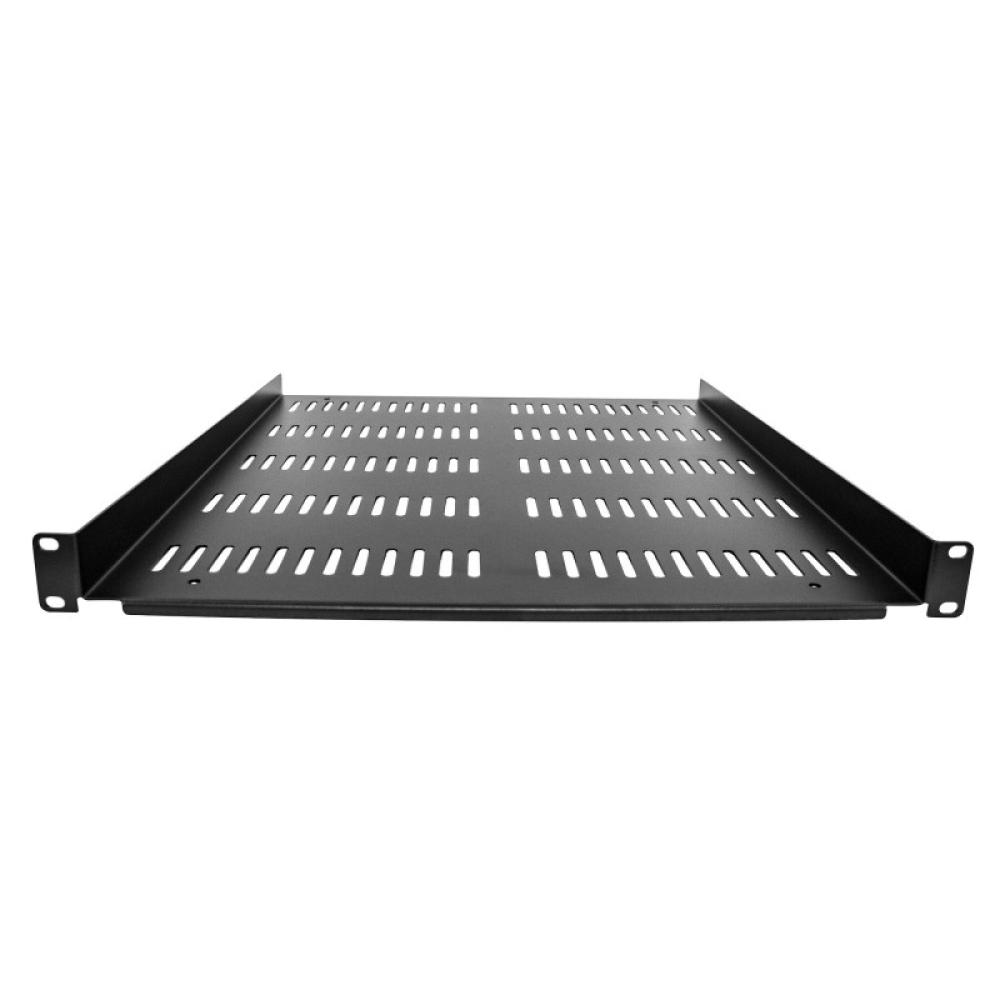 StarTech.com - Estante Ventilado 1U para Armario Rack de Servidores - Bandeja Universal Voladiza para Mont - SHELF-1U-20-FIXED-V