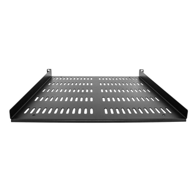 StarTech.com - Estante Ventilado 1U para Armario Rack de Servidores - Bandeja Universal Voladiza para Mont - SHELF-1U-20-FIXED-V