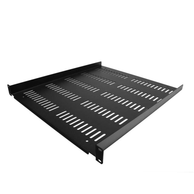 StarTech.com - Estante Ventilado 1U para Armario Rack de Servidores - Bandeja Universal Voladiza para Mont - SHELF-1U-20-FIXED-V