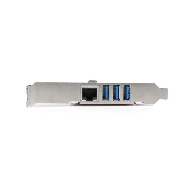 StarTech.com - Tarjeta Adaptador de Red Ethernet Gigabit Combo con Hub Concentrador USB 3.0 de 3 Puertos