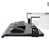 StarTech.com - Bandeja Deslizante de Teclado para Debajo del Escritorio, Soporte de Mordaza, 2kg, Bandeja para Teclado, Soporte
