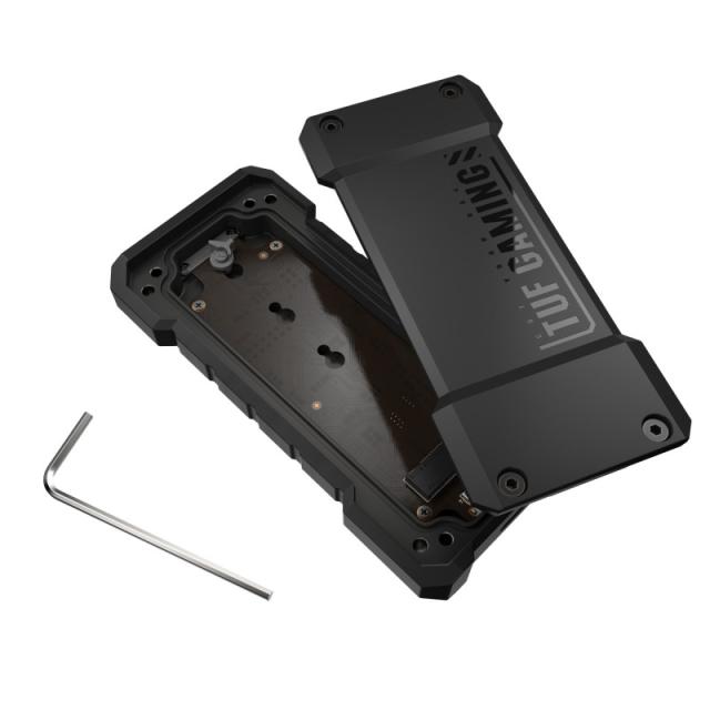 ASUS - TUF Gaming A2 Caja externa para unidad de estado sólido (SSD) Negro M.2