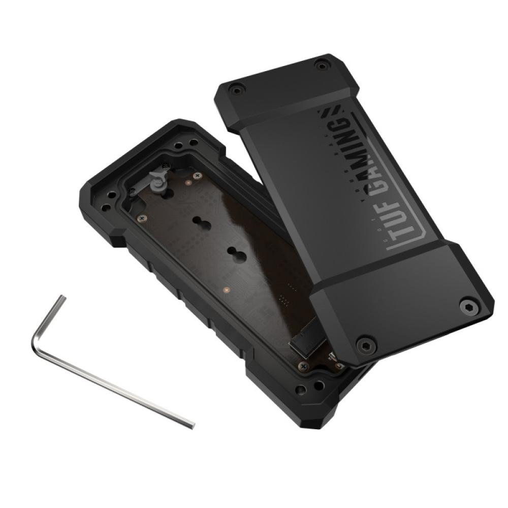 ASUS - TUF Gaming A2 Caja externa para unidad de estado sólido (SSD) Negro M.2