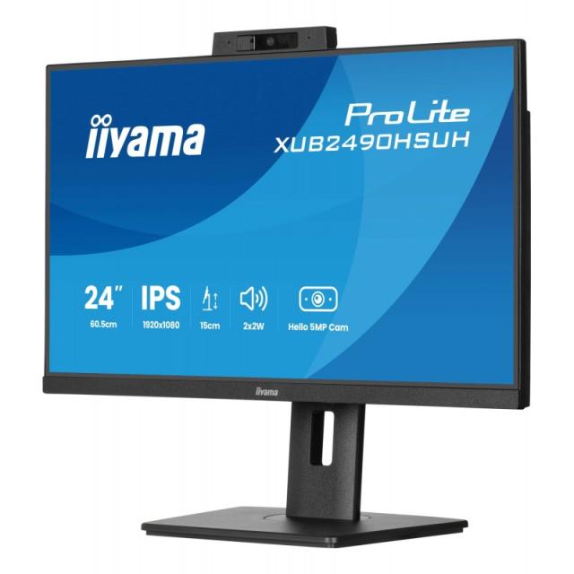 iiyama - XUB2490HSUH-B2 pantalla para PC 60,5 cm (23.8") 1920 x 1080 Pixeles Full HD LED Negro