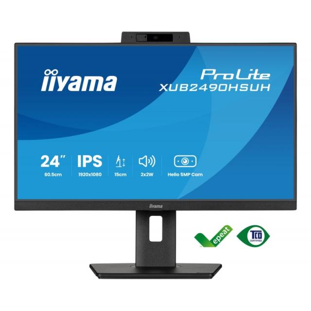 iiyama - XUB2490HSUH-B2 pantalla para PC 60,5 cm (23.8") 1920 x 1080 Pixeles Full HD LED Negro