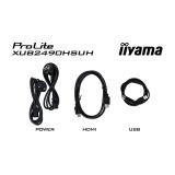 iiyama - XUB2490HSUH-B2 pantalla para PC 60,5 cm (23.8") 1920 x 1080 Pixeles Full HD LED Negro