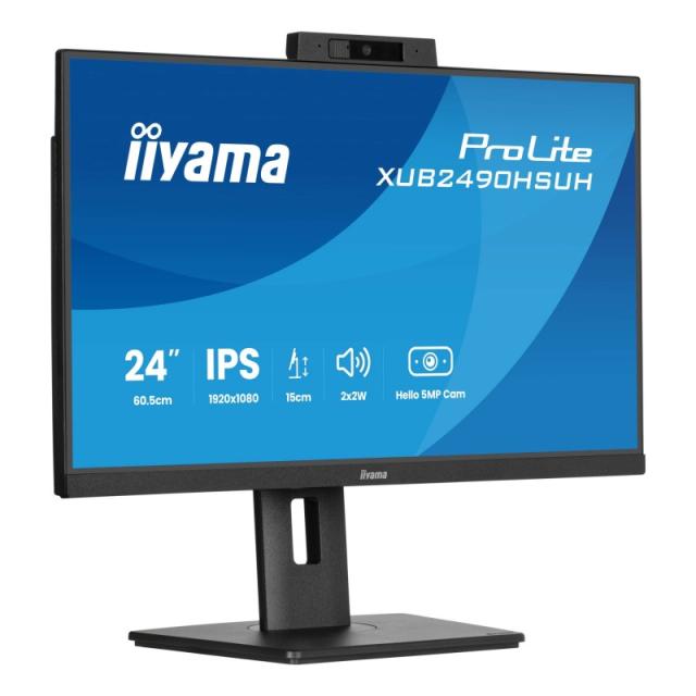iiyama - XUB2490HSUH-B2 pantalla para PC 60,5 cm (23.8") 1920 x 1080 Pixeles Full HD LED Negro
