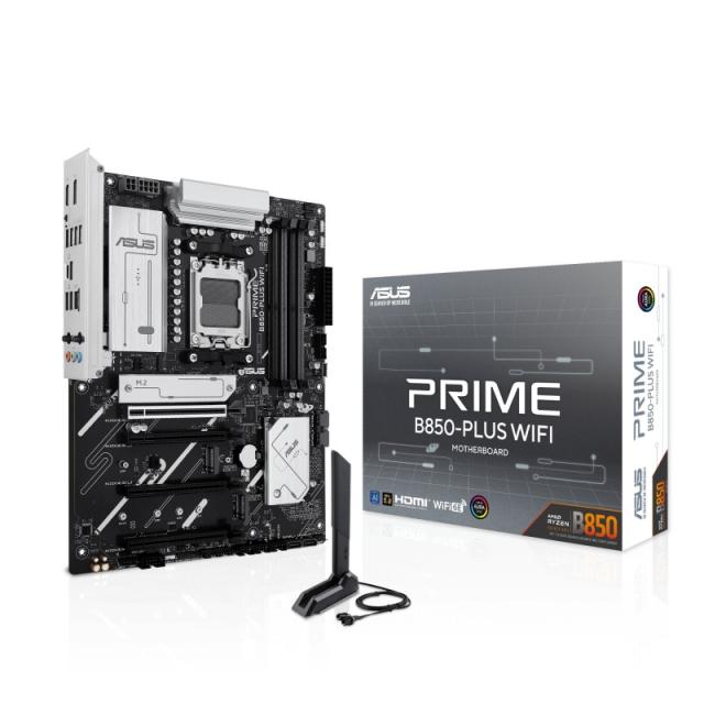 ASUS - PRIME B850-PLUS WIFI AMD B850 Zócalo AM5 ATX