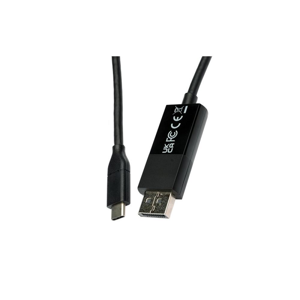 V7 - V7UCDP-2M cambiador de género para cable USB Type-C 3.2 Gen 1 DisplayPort Negro