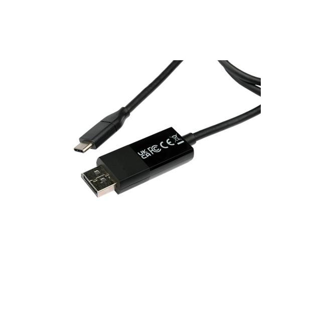 V7 - V7UCDP-2M cambiador de género para cable USB Type-C 3.2 Gen 1 DisplayPort Negro