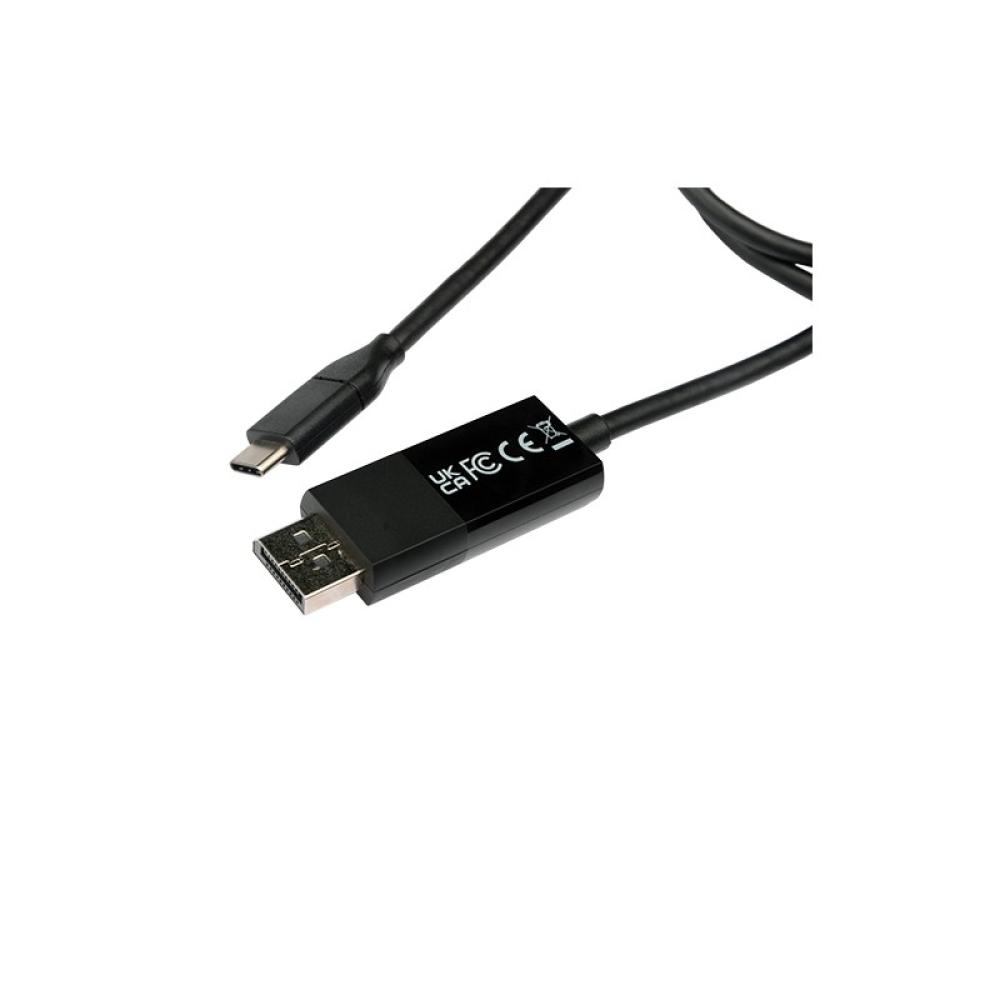 V7 - V7UCDP-2M cambiador de género para cable USB Type-C 3.2 Gen 1 DisplayPort Negro