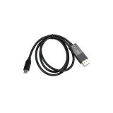 V7 - V7UCDP-2M cambiador de género para cable USB Type-C 3.2 Gen 1 DisplayPort Negro