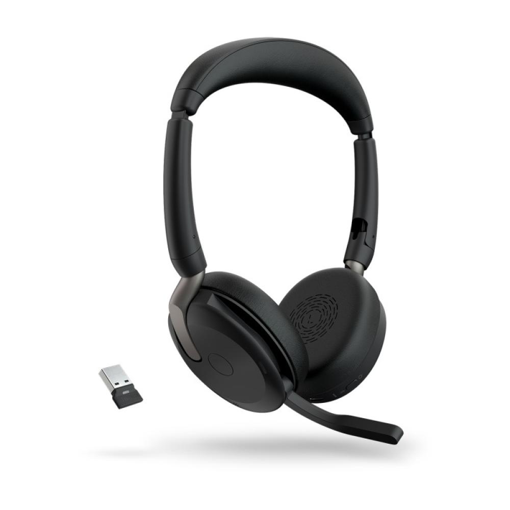 Jabra - Evolve2 65 Flex Auriculares Inalámbrico y alámbrico Diadema Oficina/Centro de llamadas Bluetooth Negro - 26699-989-999