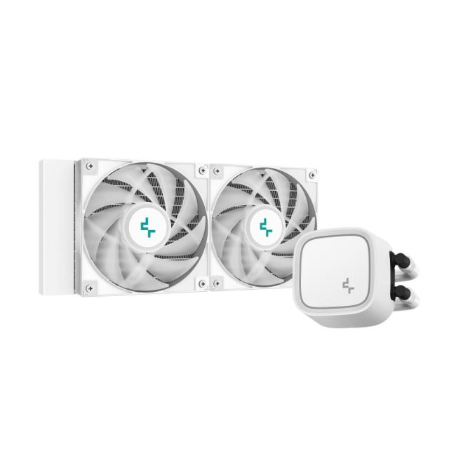DeepCool - LE520 WH Procesador Sistema de refrigeración líquida todo en uno 12 cm Blanco 1 pieza(s)