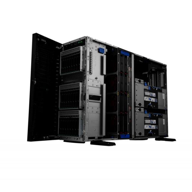 HPE - ProLiant ML350 Gen11 4514Y 2.0GHz 16c 1P 2x32GB-R 8SFF MR408i-o 2x480GB SSD 2x1000W PS EU Server