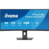 iiyama - ProLite XCB3494WQSU-B1 pantalla para PC 86,4 cm (34") 3440 x 1440 Pixeles UltraWide Quad HD LED Negro