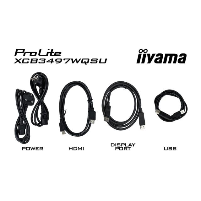 iiyama - ProLite XCB3494WQSU-B1 pantalla para PC 86,4 cm (34") 3440 x 1440 Pixeles UltraWide Quad HD LED Negro