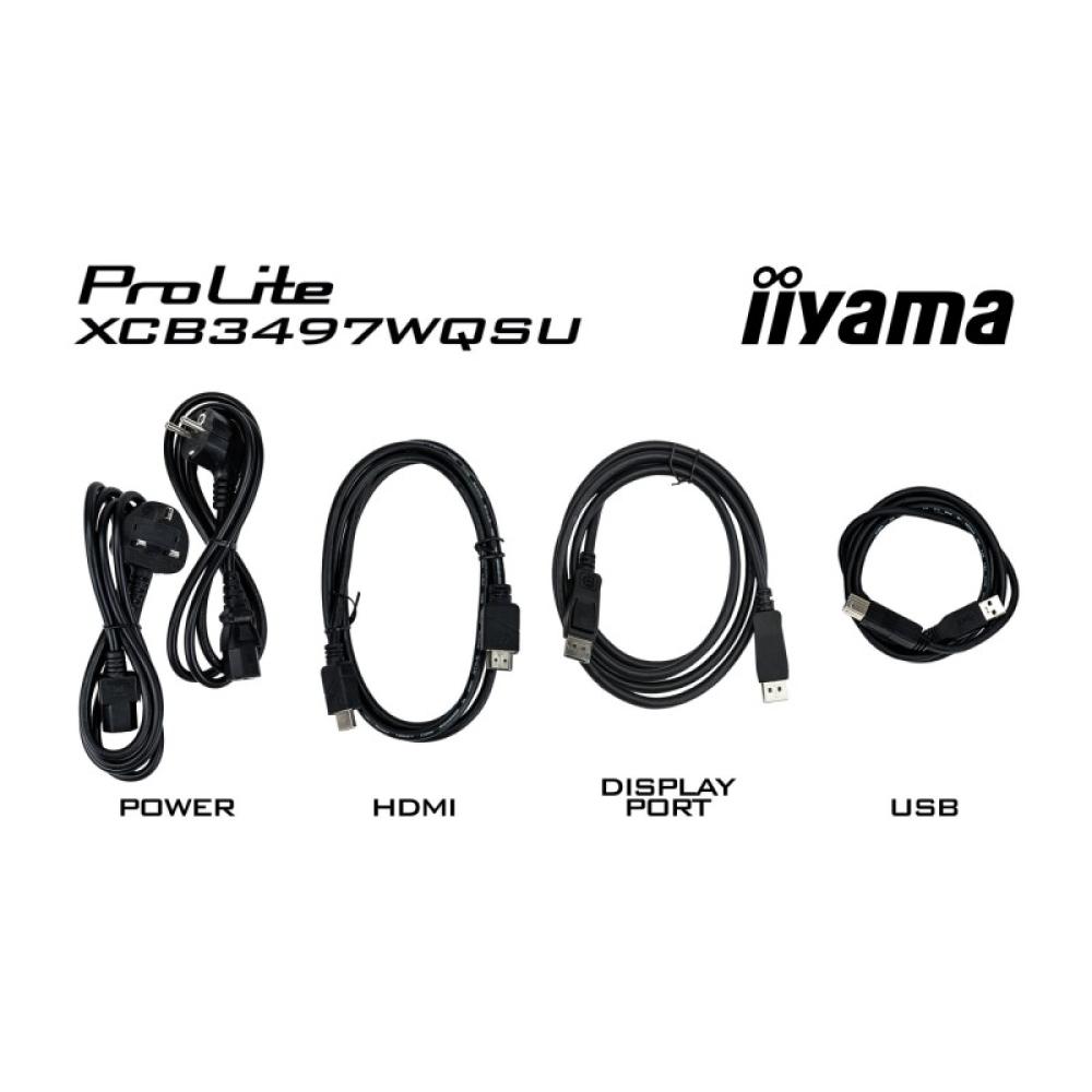 iiyama - ProLite XCB3494WQSU-B1 pantalla para PC 86,4 cm (34") 3440 x 1440 Pixeles UltraWide Quad HD LED Negro
