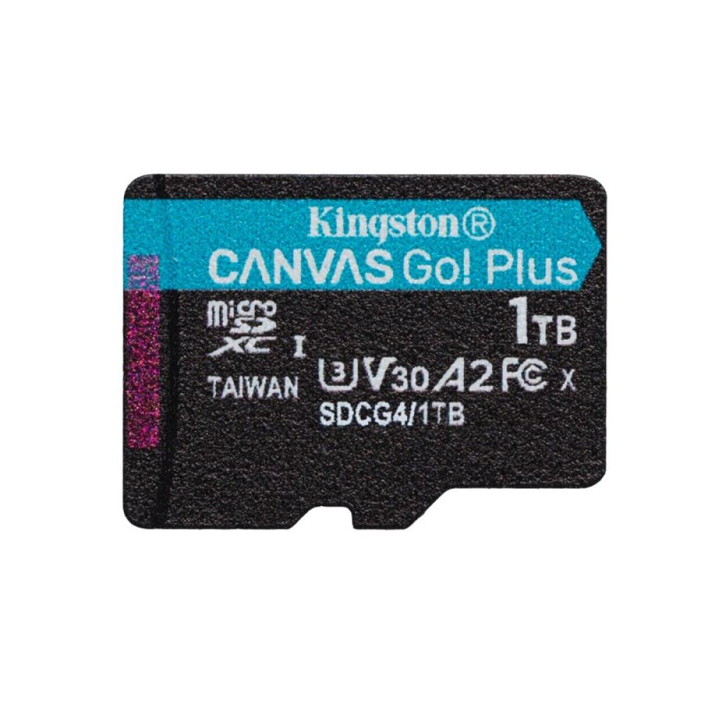 Kingston Technology - Tarjeta microSDXC Canvas Go Plus Gen4 de 1 TB, 200 MB/s, A2 U3 V30 y adaptador