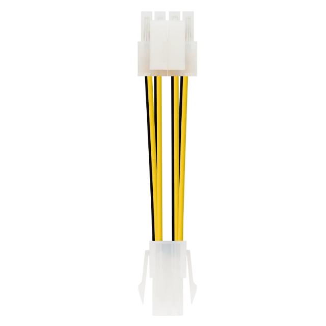 Nanocable - CABLE ALIM. 4PIN/H-4+4PIN/M 15CM