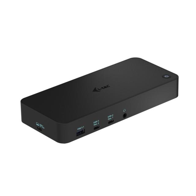 i-tec - USB 3.0 / USB-C / Thunderbolt, 3x 4K Docking Station + Power Delivery 100W