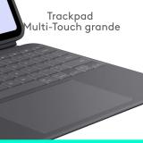 Logitech - Combo Touch, funda con teclado, iPad Pro 13 pulgadas (M4)(2024) - Teclado retroiluminado extraíble con soporte abatib