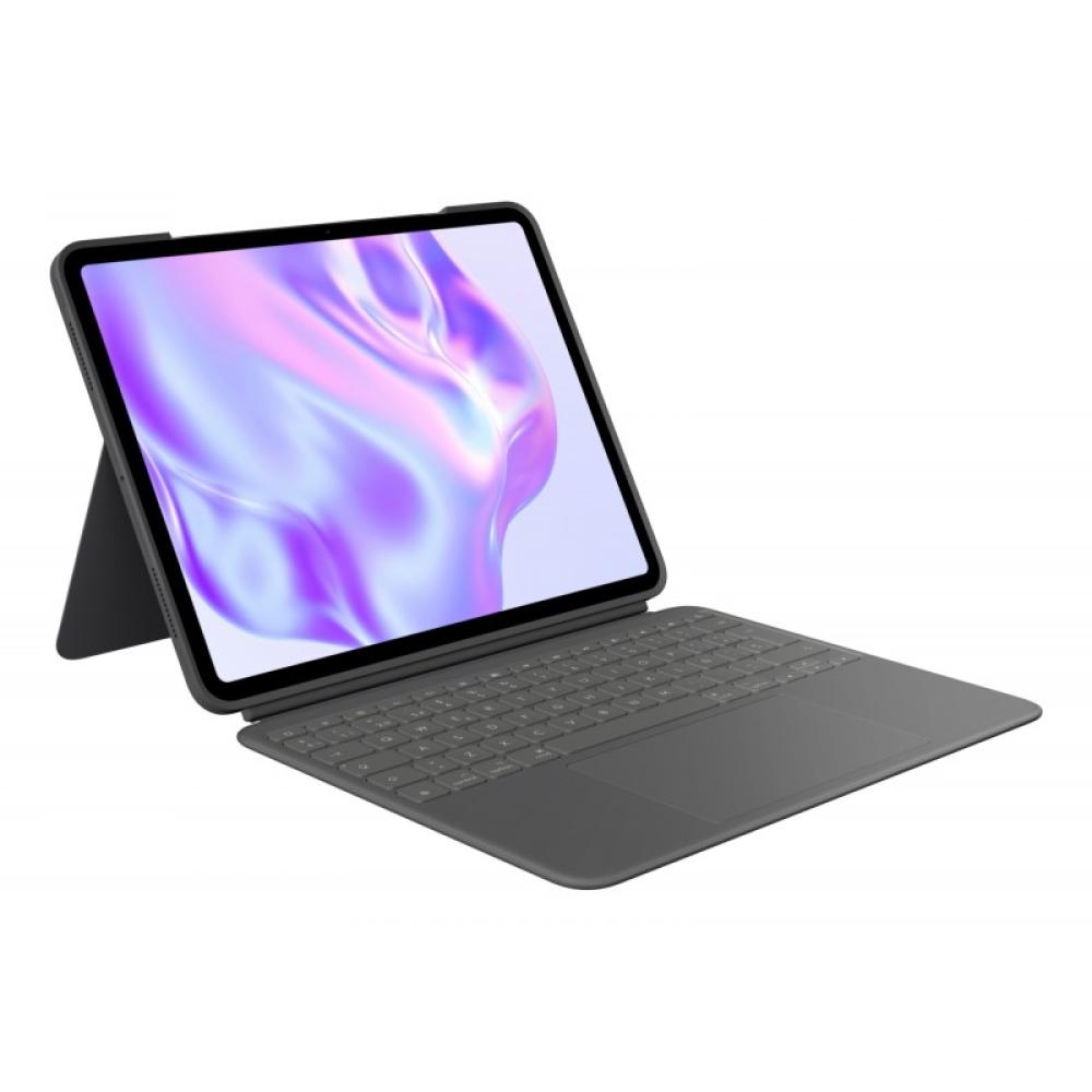 Logitech - Combo Touch, funda con teclado, iPad Pro 13 pulgadas (M4)(2024) - Teclado retroiluminado extraíble con soporte abatib