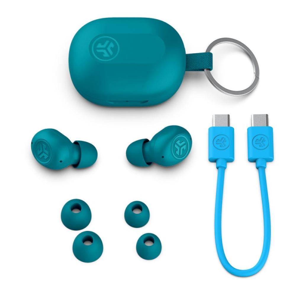 JLab - JBuds Mini Auriculares True Wireless Stereo (TWS) Dentro de oído Música/uso diario Bluetooth Color aguamarina
