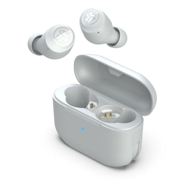 JLab - Go Pop+ Auriculares True Wireless Stereo (TWS) Dentro de oído Llamadas/Música/Deporte/Uso diario Bluetooth Blanco