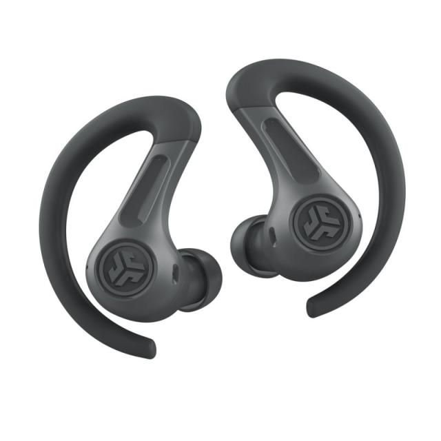 JLab - Sport Auriculares True Wireless Stereo (TWS) gancho de oreja Llamadas/Música Bluetooth Grafito